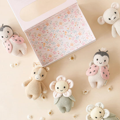 Baby Ladybug Hand-Knit Doll