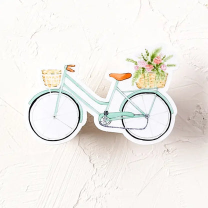 S54 Mint Bicycle Vinyl  Sticker