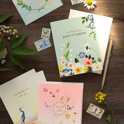 Serenity in Bloom Greeting Card