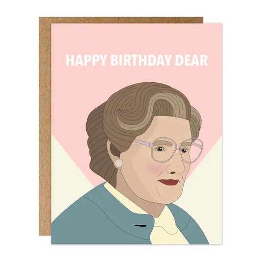 Doubtfire Birthday Card