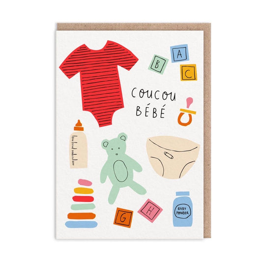 Hello Little One French Greeting Card