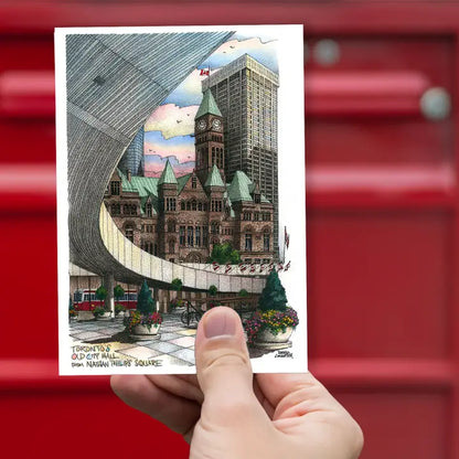 Nathan Phillips Square Toronto Postcard