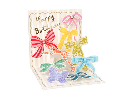 Pop-Up Birthday Bows Card