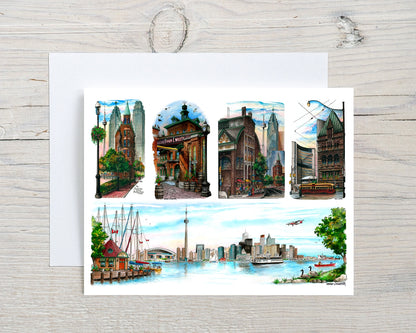 Toronto Historic Landmarks Greeting Card