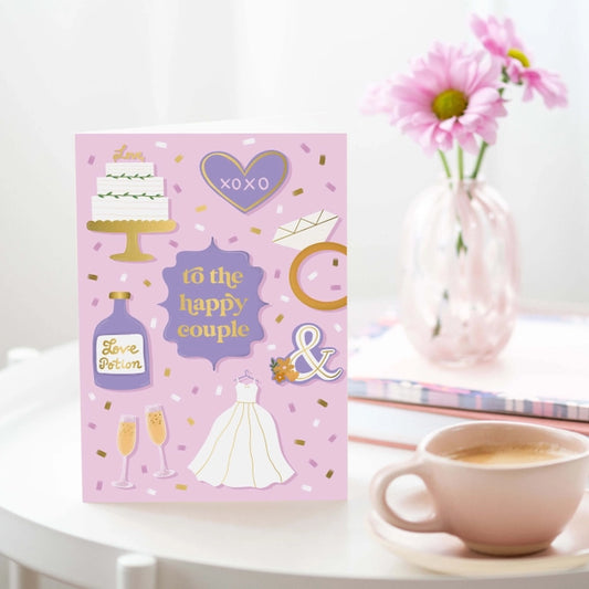 To The Happy Couple Wedding Card