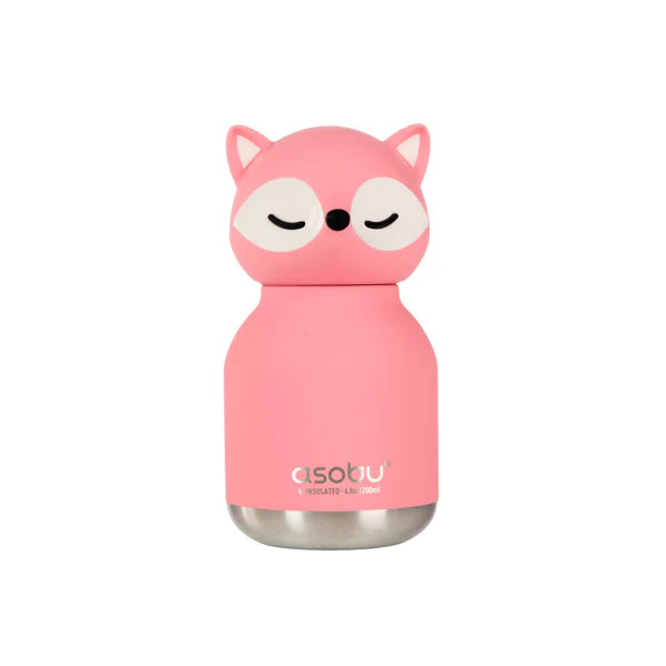 Mini Besties Pink Fox Water Bottle