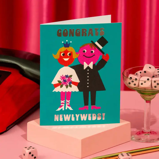Congrats Newlyweds! Foil Wedding Card