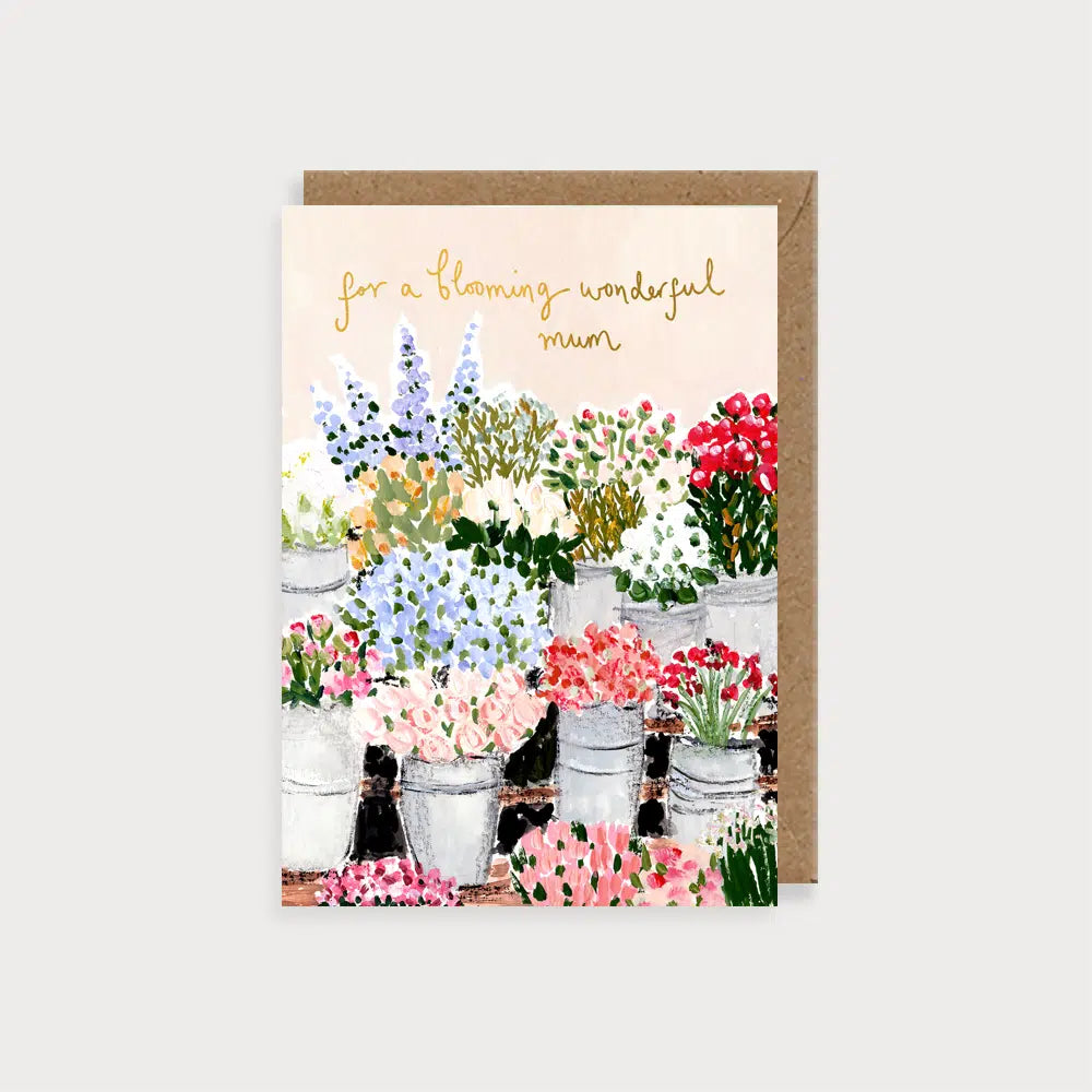 Flower Market Card