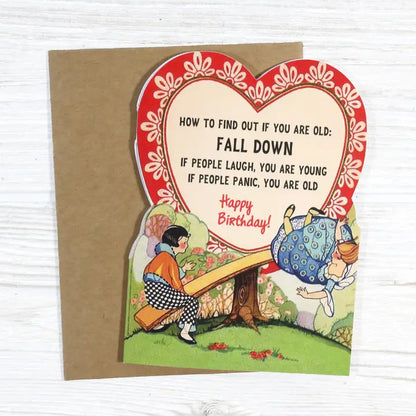 How to Find Out if You Are Old Funny Birthday Card