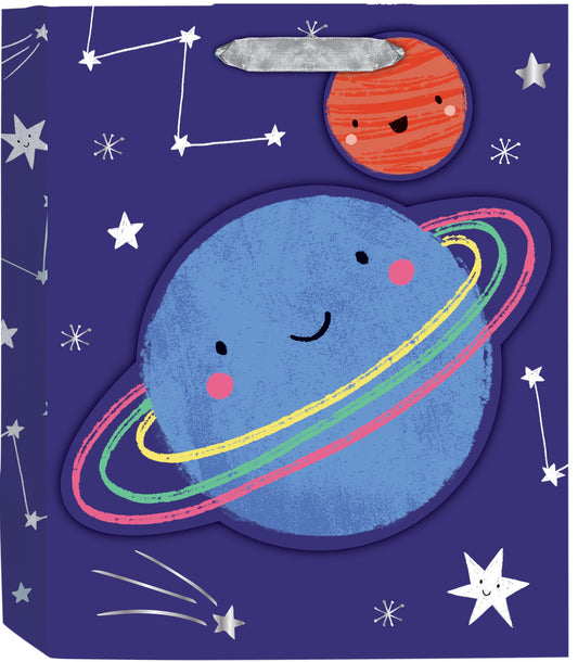 Stellar Space Party Medium Gift Bag