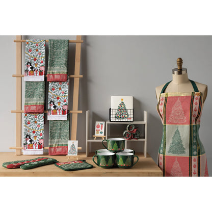 Festive Fir Christmas PopUp Sponge Set of 4