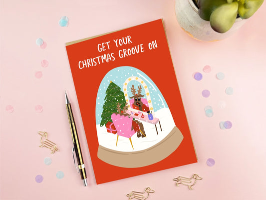 Rockin' Around The Christmas Tree Card