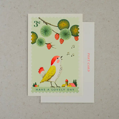 Singing Bird Postcard