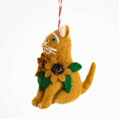 F92 - Vincat Van Gogh Cat Felt Decoration
