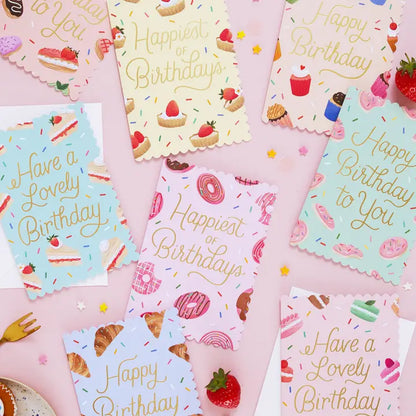 Croissant Birthday Card