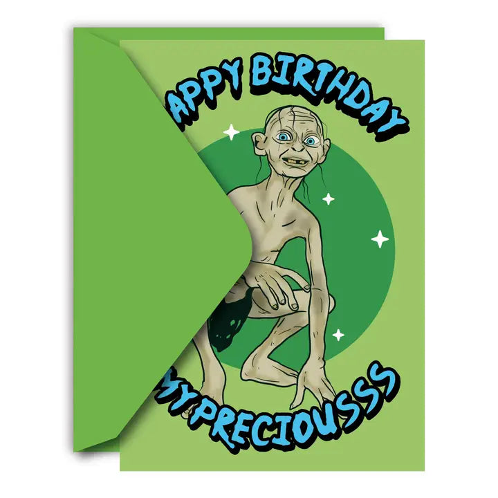 Happy Birthday My Precious Funny Halloween Greeting Card