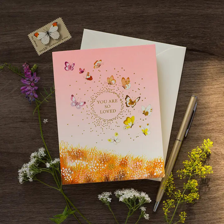 Butterflies So Loved Card