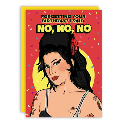 Forgetting Your Birthday? No No No Funny Greeting Card