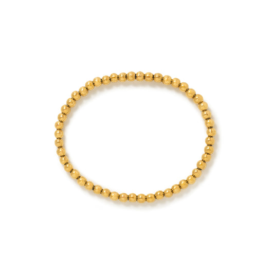 Solstice 4mm Stretch Bracelet Gold