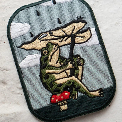 #19 Leaf Umbrella Frog Sticky Patch
