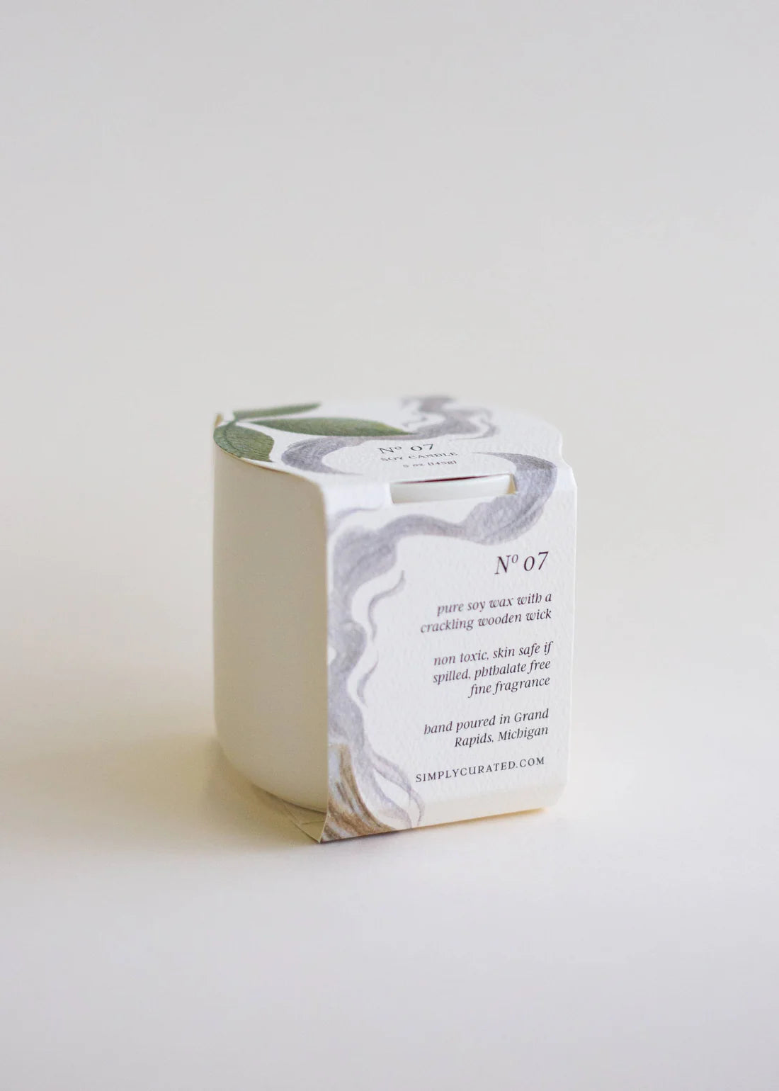Ceramic Botanical Collection No. 07 Candle