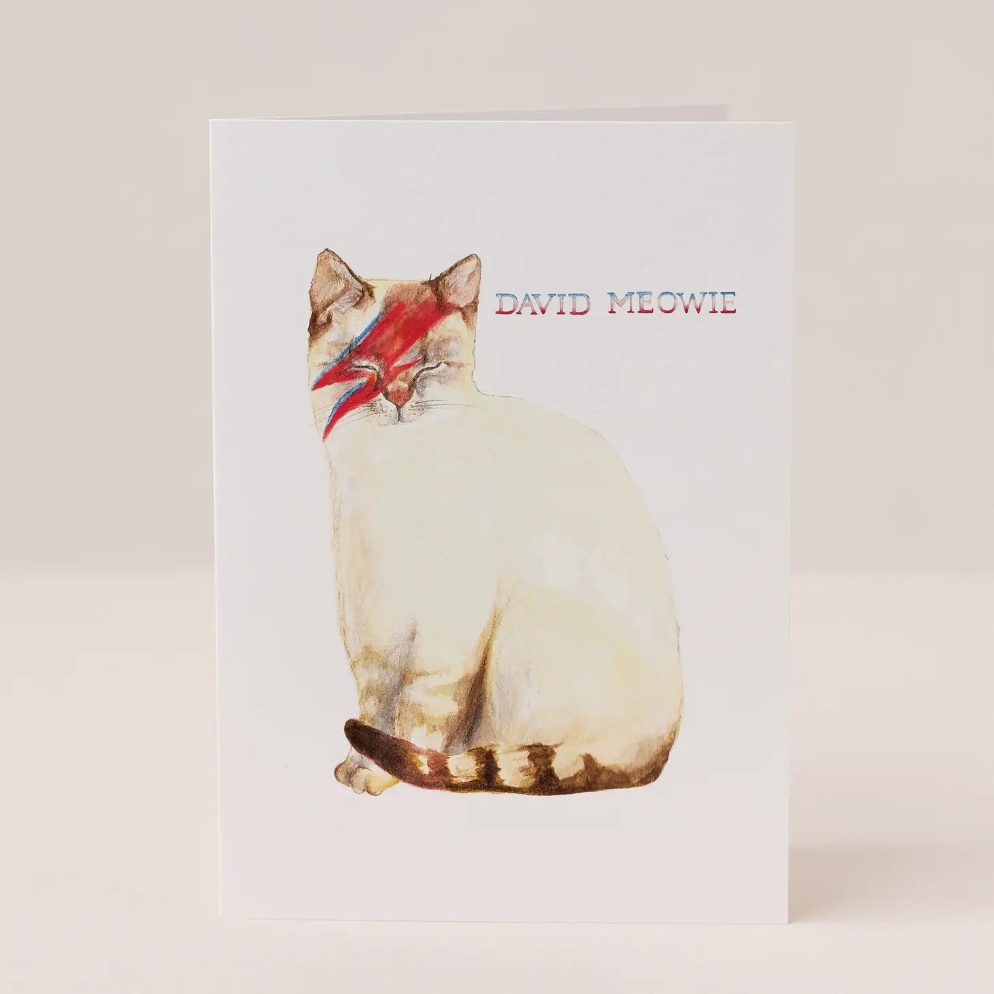 David Meowie Card