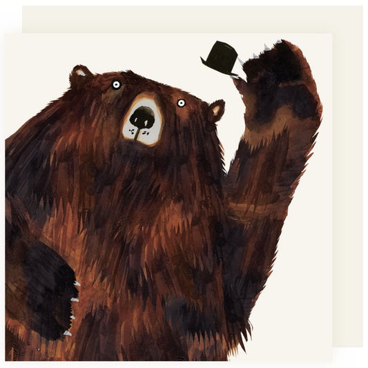 Big Bear Hello Greeting Card