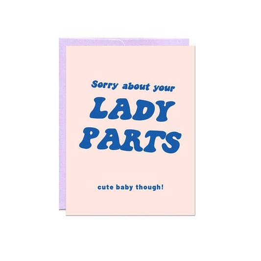 Lady Parts Baby Card