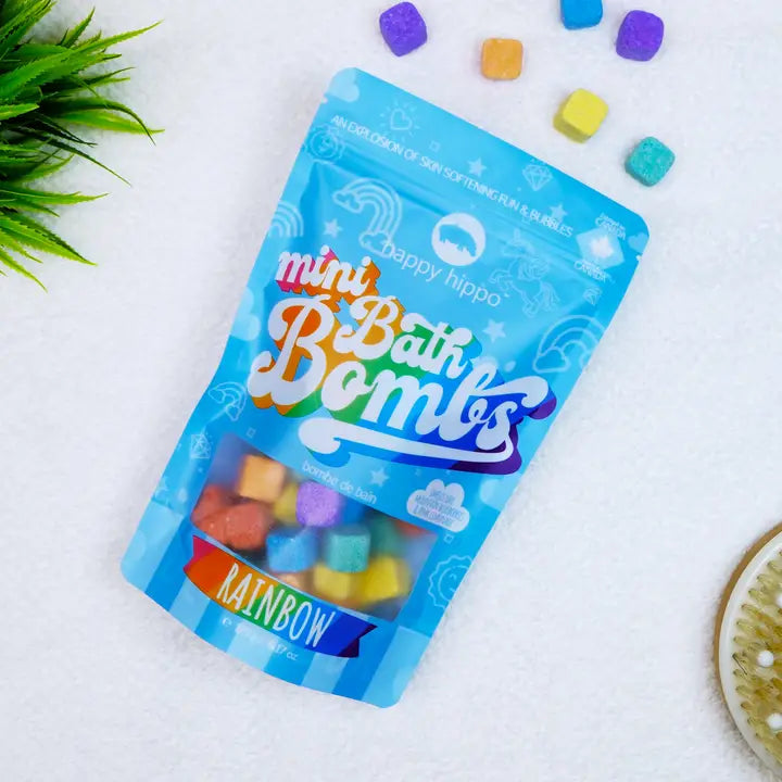 Rainbow Mini Bubble Bath Bombs
