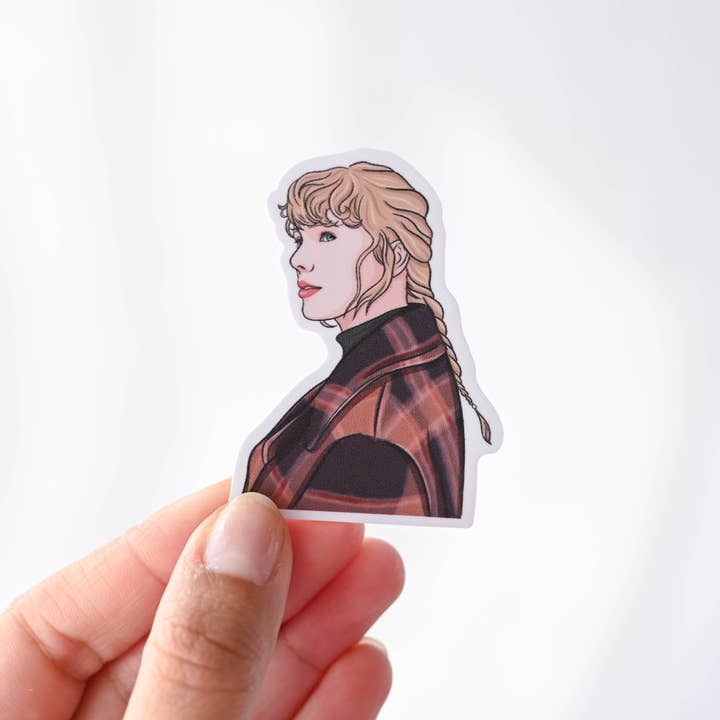 S41 Taylor Evermore Pop Culture Sticker