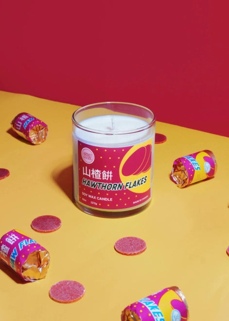 Hawthorn Flakes Soy Wax Blend Candle