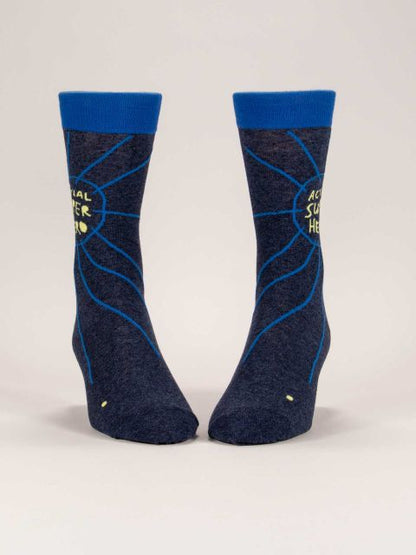 Men's Crew Socks Actual Superhero