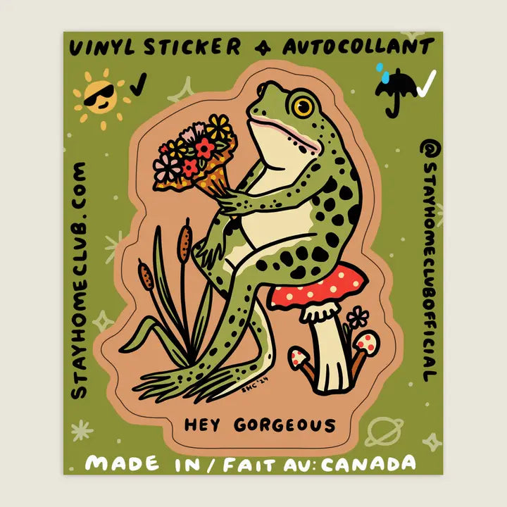 S93 Hey Gorgeous Vinyl Sticker