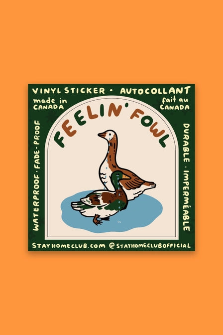 S63 Fowl Vinyl Sticker