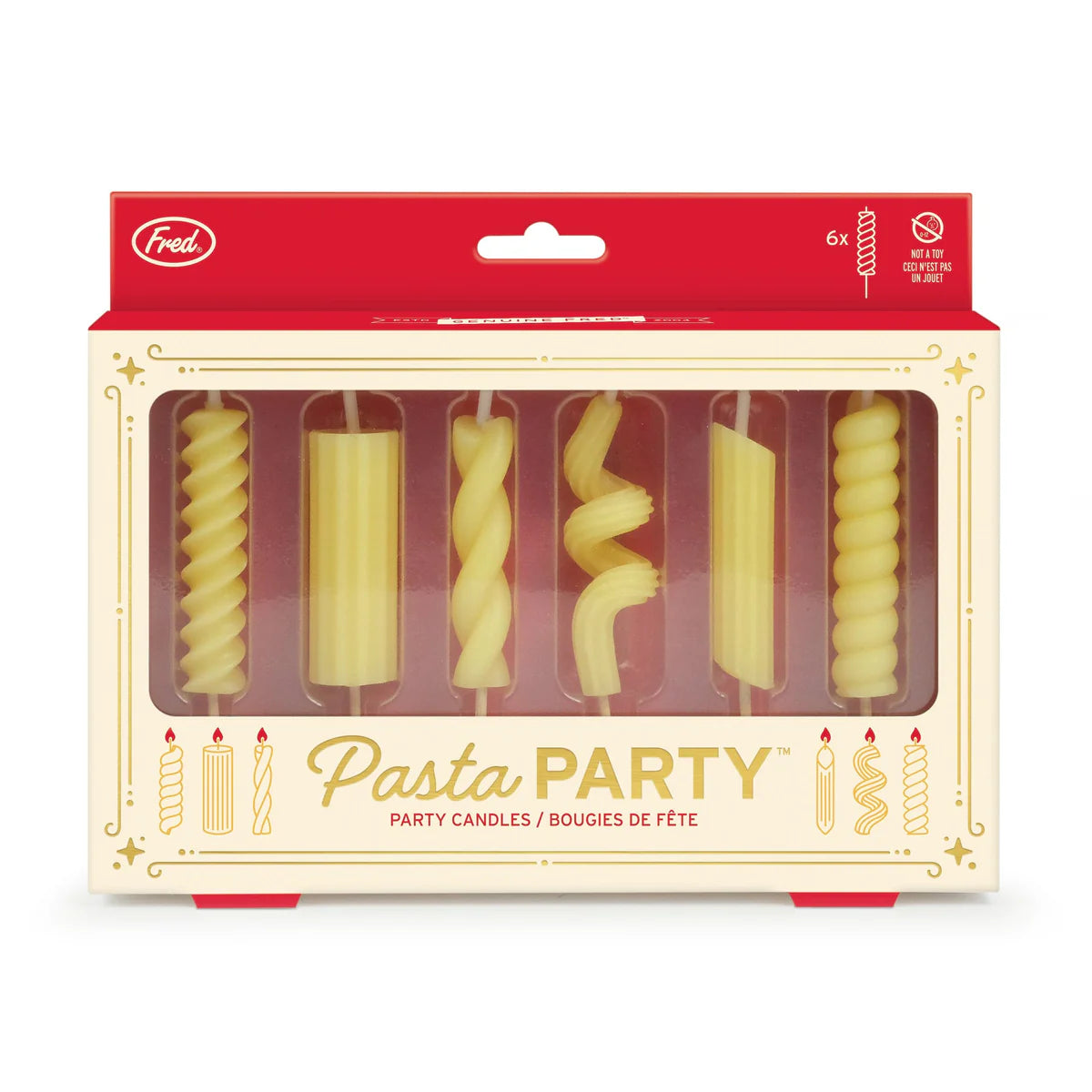 Pasta Party Birthday Candle