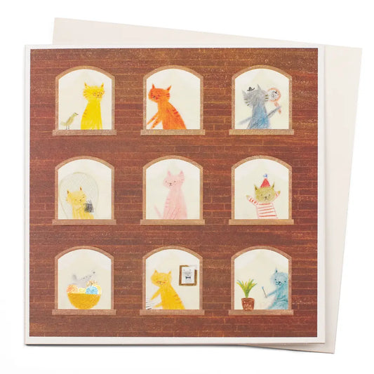 Cat Apartment Card