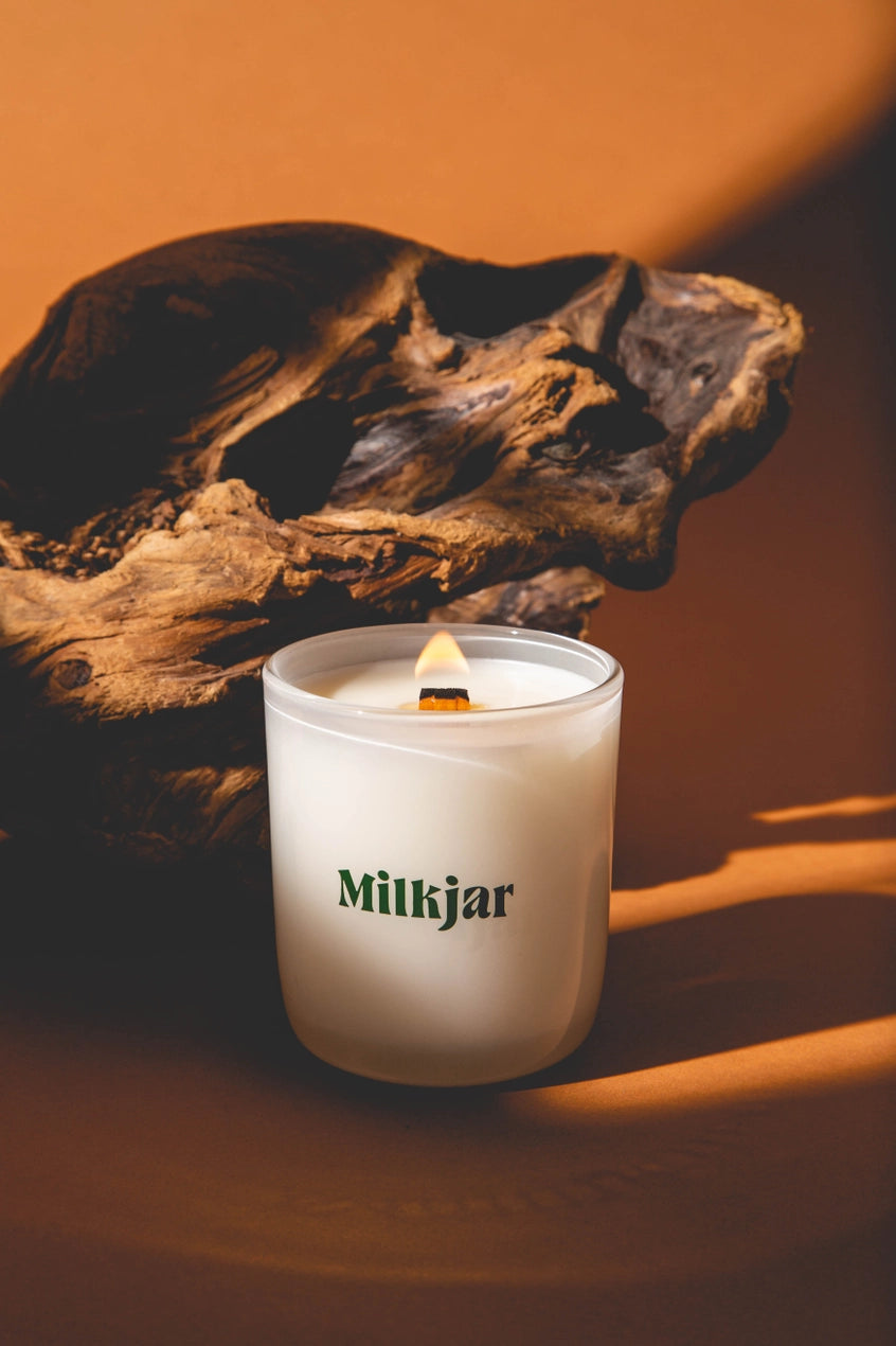 Golden Hour Cashmere Cedarwood Coconut Soy 8oz Candle
