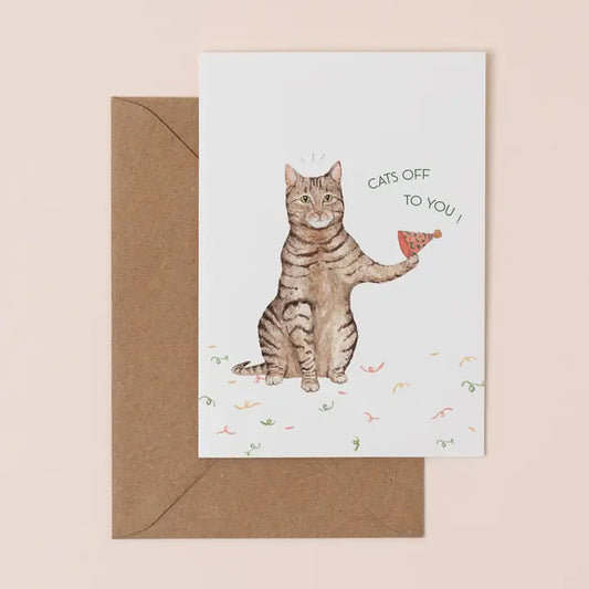 Cats Off! Card