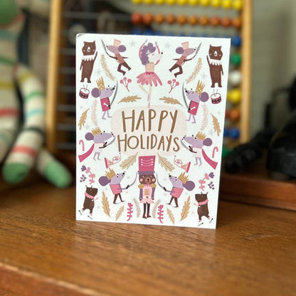 Happy Holidays Nutcracker Dreams Card