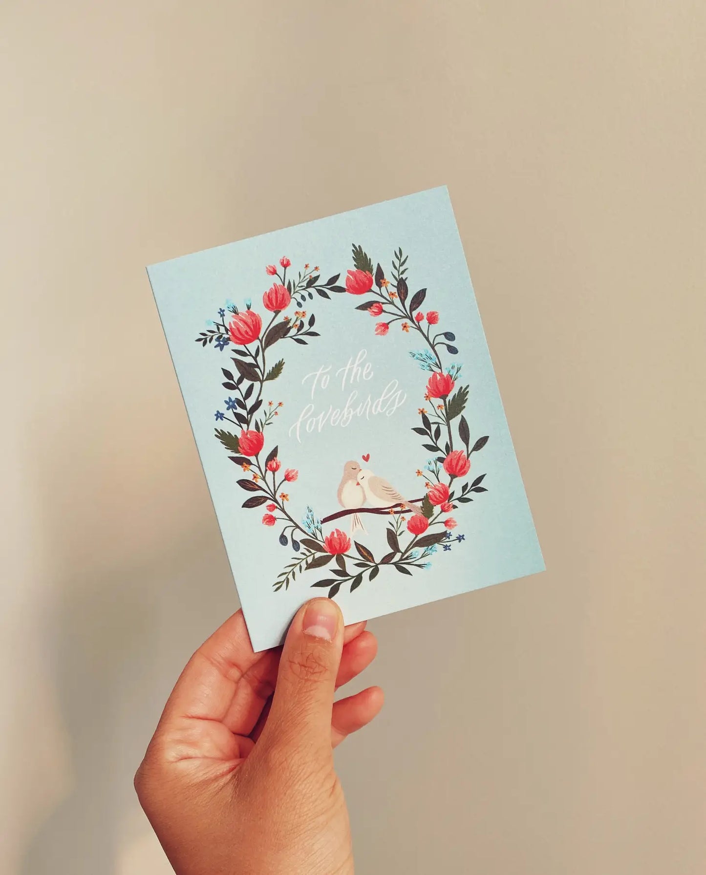 To The Lovebirds Cards