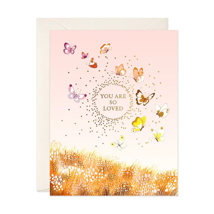 Butterflies So Loved Card