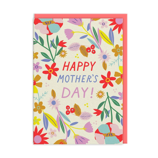 Mothers Day Flowers Card