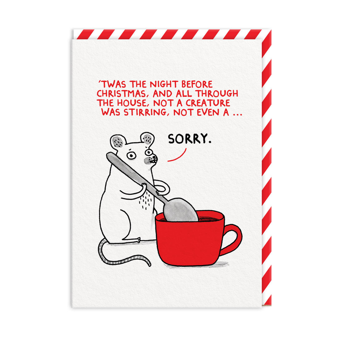 Twas the Night Before Xmas Greeting Card