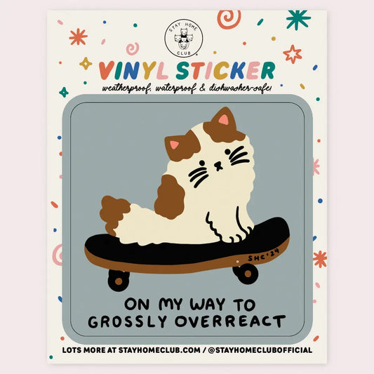 S96 Overreact Vinyl Sticker