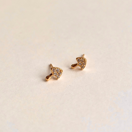 Pave Stud Earrings