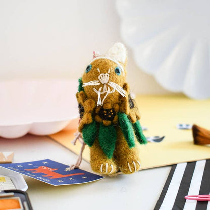 F92 - Vincat Van Gogh Cat Felt Decoration