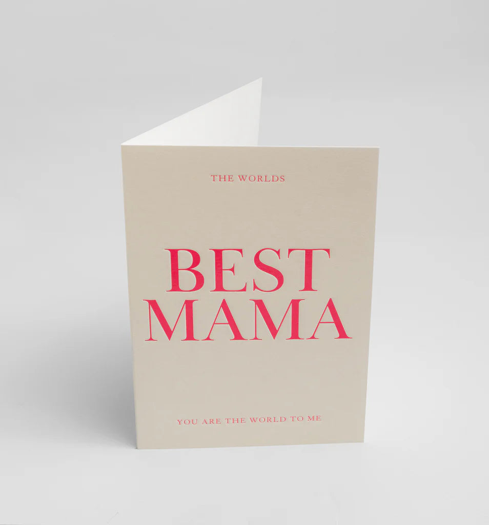 The Worlds Best Mama Card