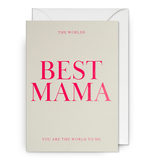 The Worlds Best Mama Card
