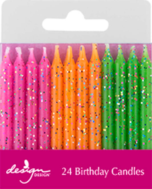 Sherbert Shimmer Stick Candles