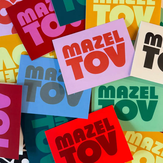 Chunky Mazel Tov Boxed Greeting Cards